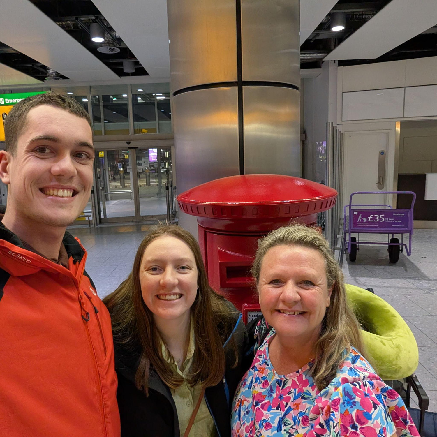 First time picking someone up from Heathrow.