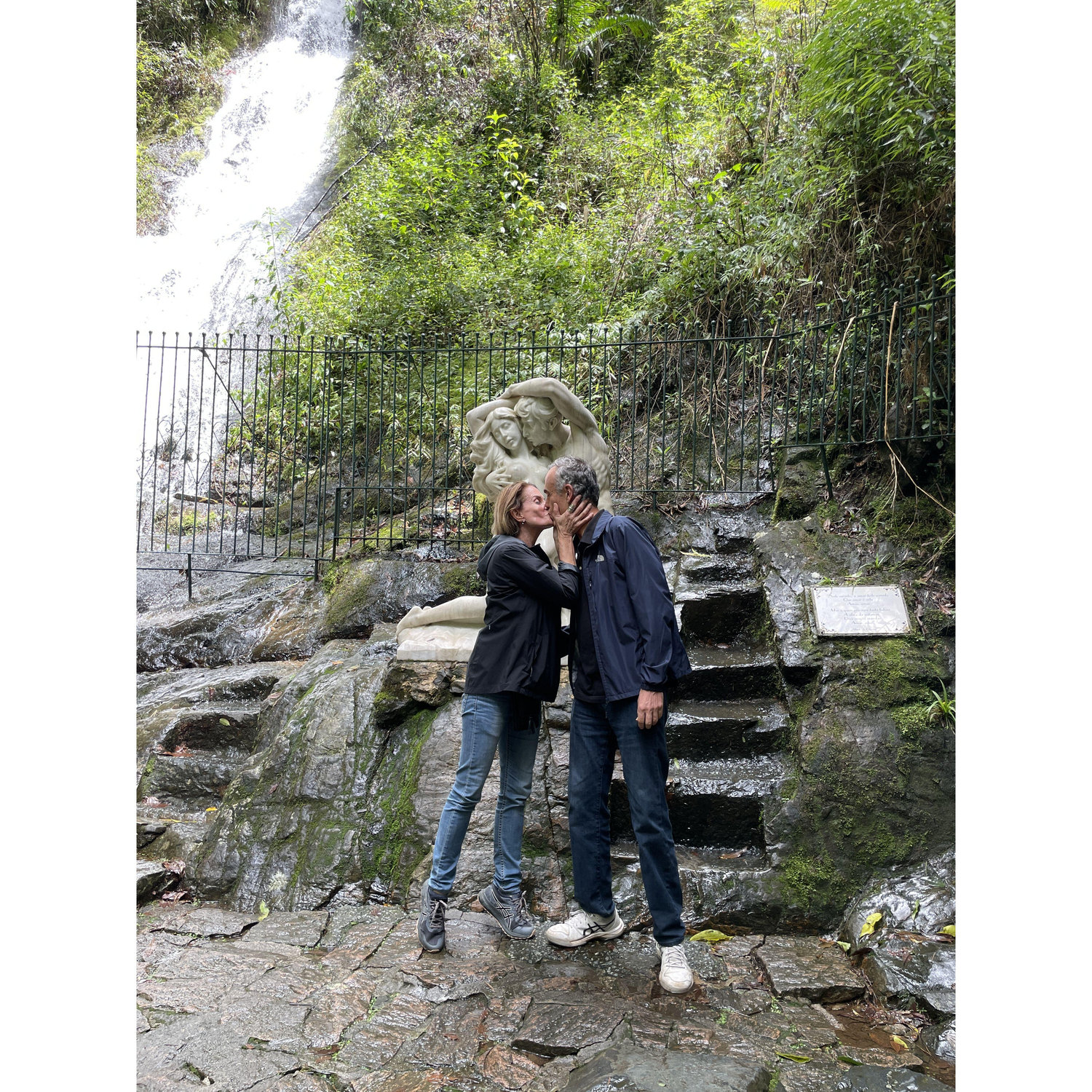 Fonte dos amores (lover's fountain) in Poços de Caldas, Brazil.