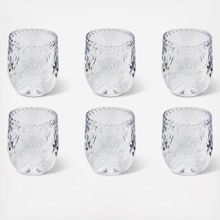 Talavera Acrylic Stemless Glass, Set of 6