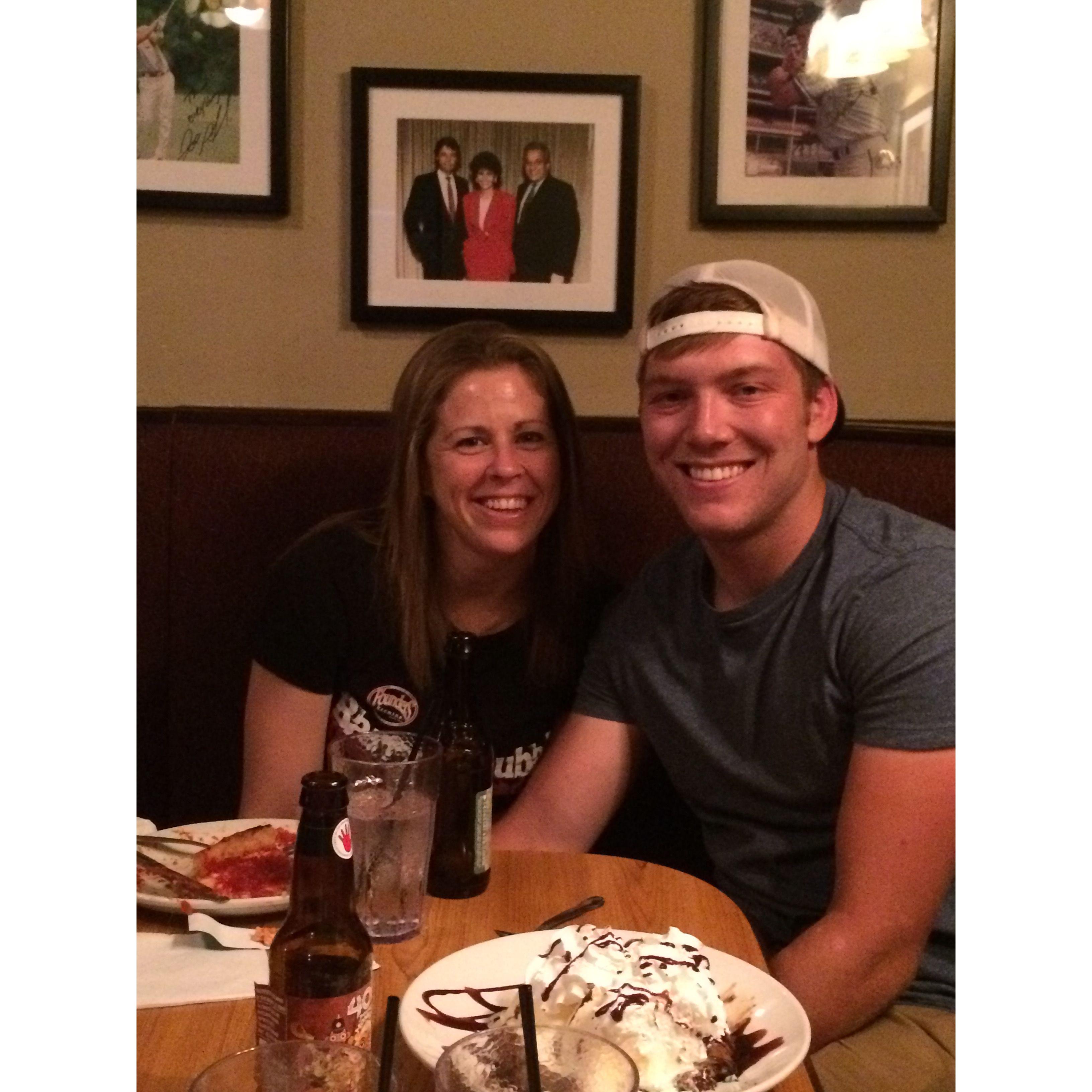 Bob's birthday a few months after we started dating in 2015