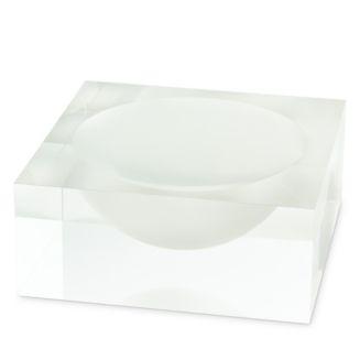 Tizo Lucite® Frosted White Bowl