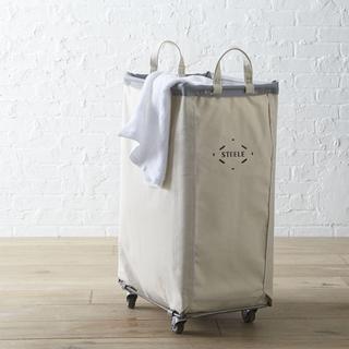 Steele ® Vertical Canvas Laundry Bin