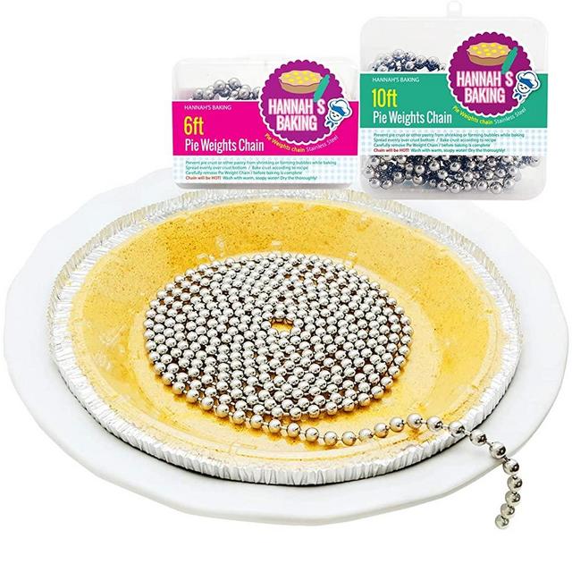Baking Pie Crust Weights Chain- pie crust, pie chain Stainless Steel Long_6feet