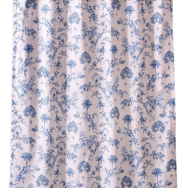 Maison d' Hermine Shower Curtain 100% Cotton One Panel 70"x72" Darkening Bath Shower Curtains, Easy Hanging with 12 Button Holes for Bathrooms (Bonobo)
