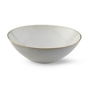 Drip Glaze Serving Bowl, White