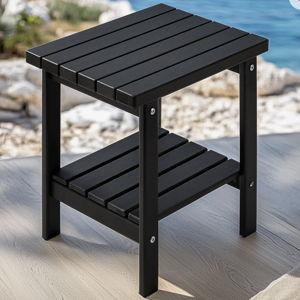 Outdoor Side Table - Black