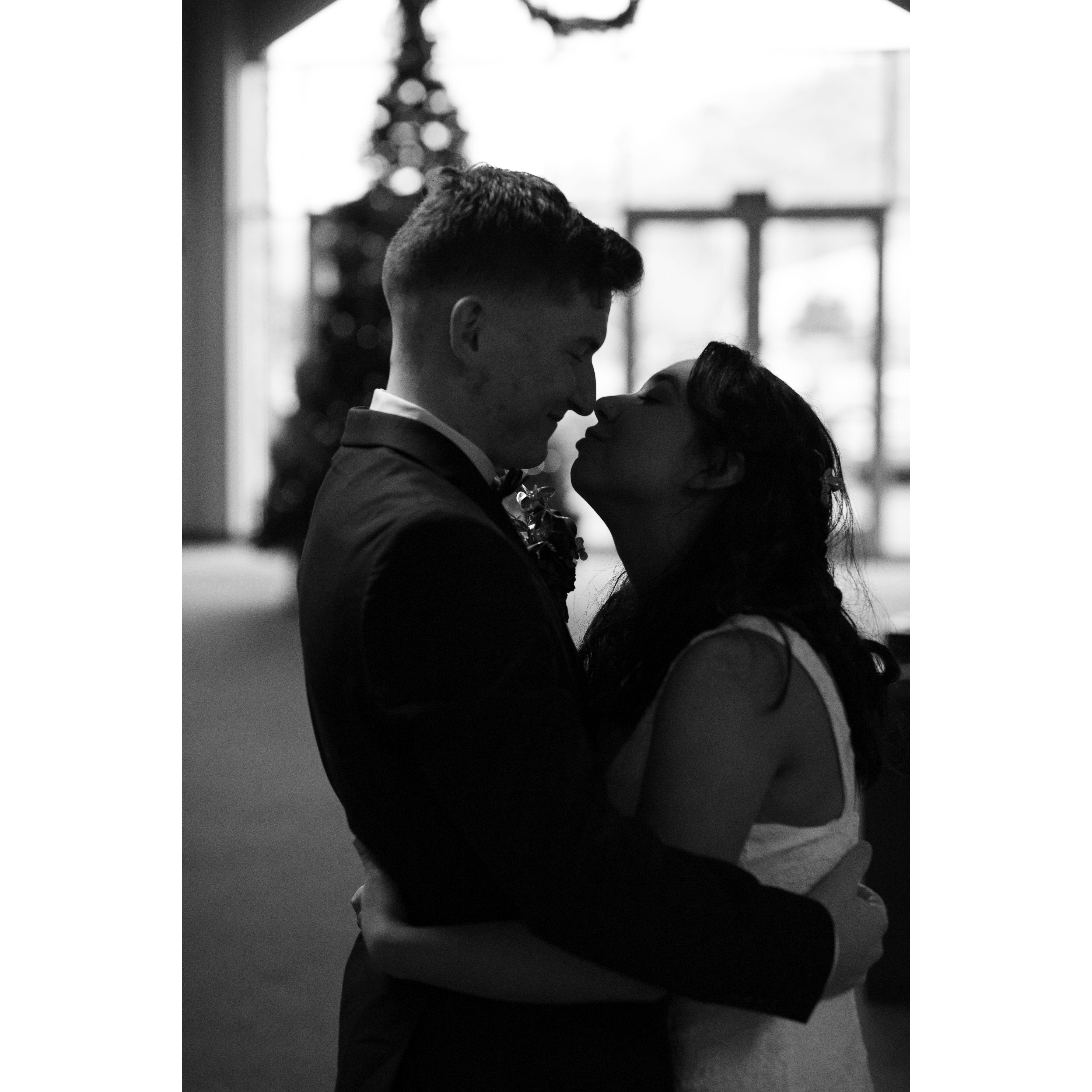 This is right after our ceremony
