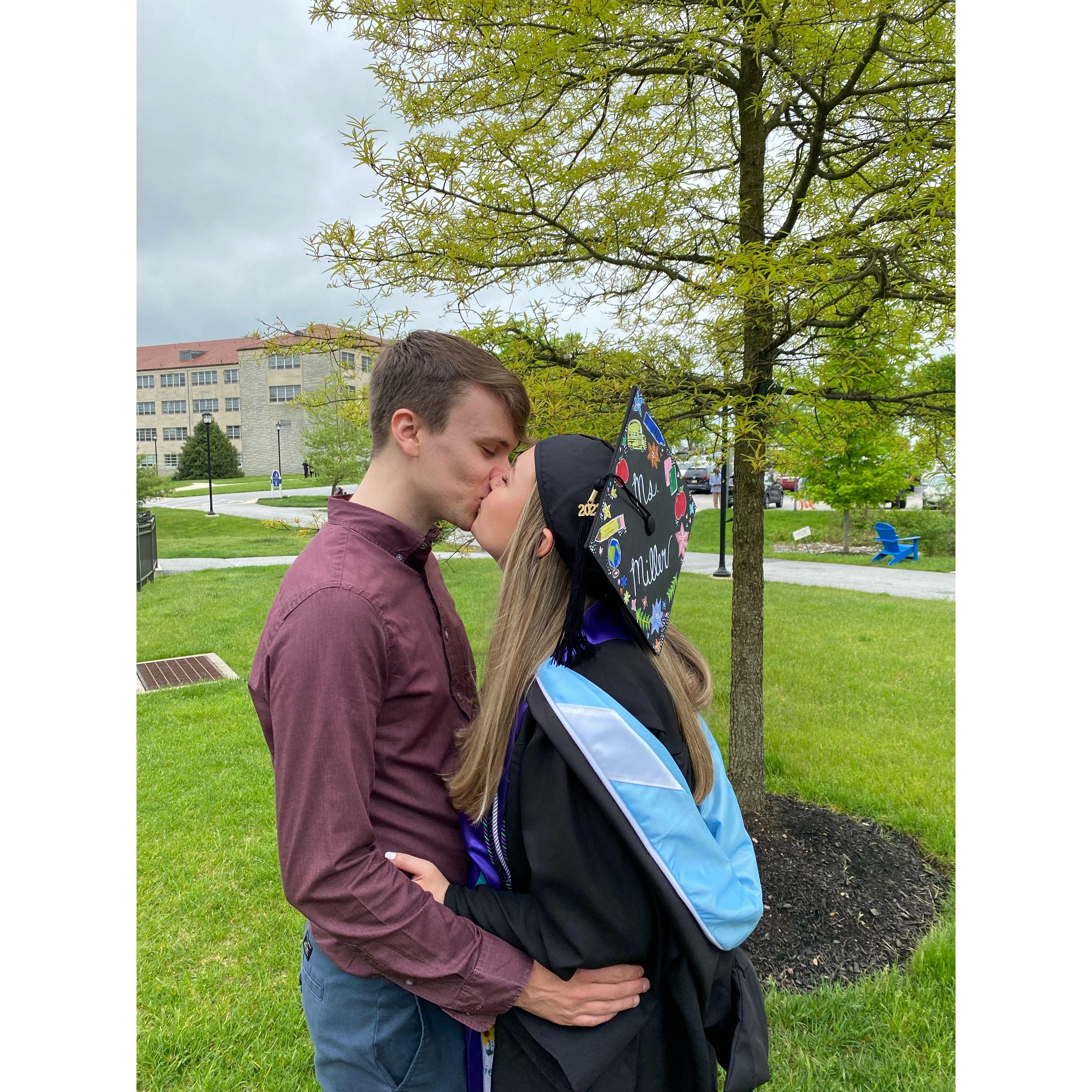 Molly's mom wanted us to take this picture. She said we would want it when we get married. Thanks Mom!