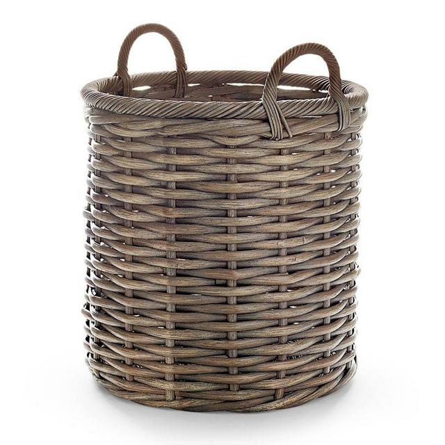 Aubrey Woven Tote, Grey
