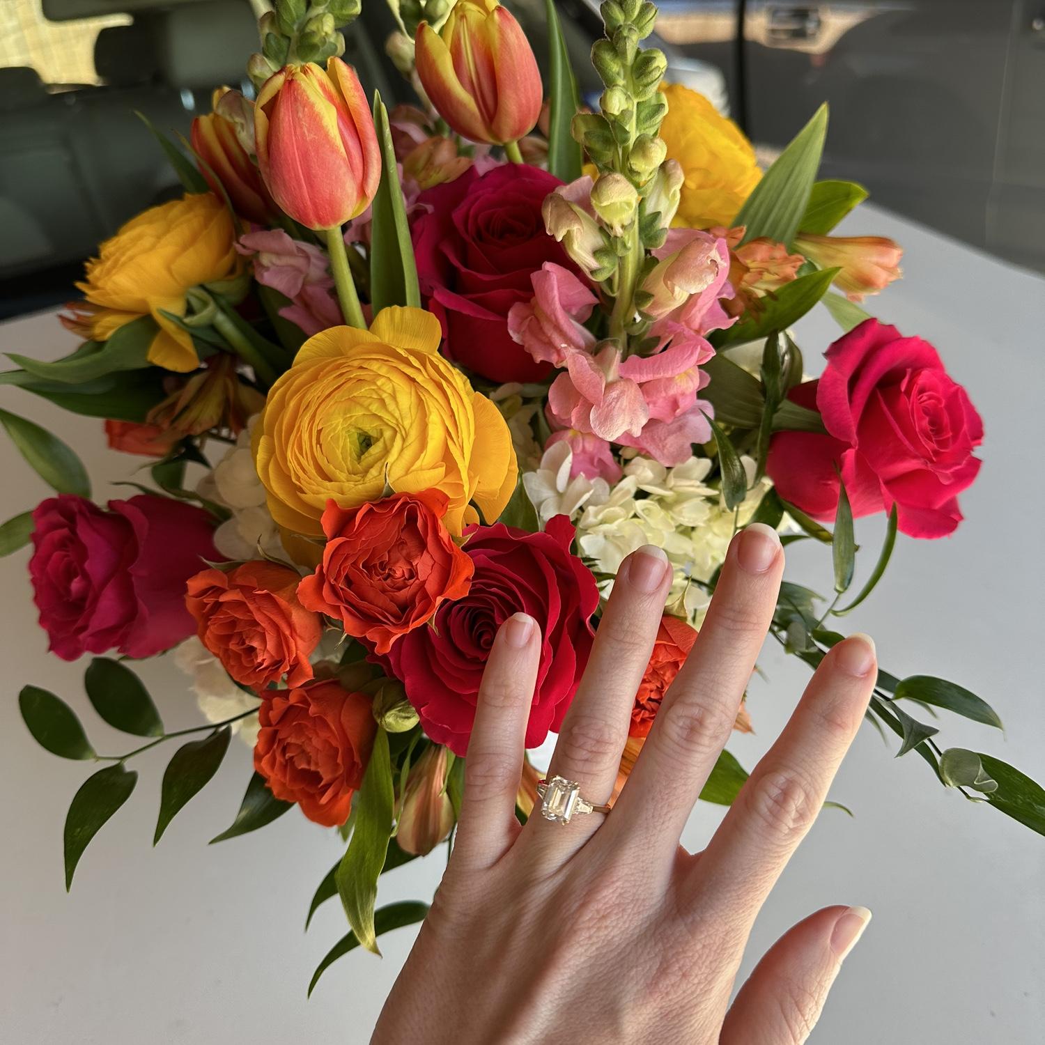 He put a ring on it!!