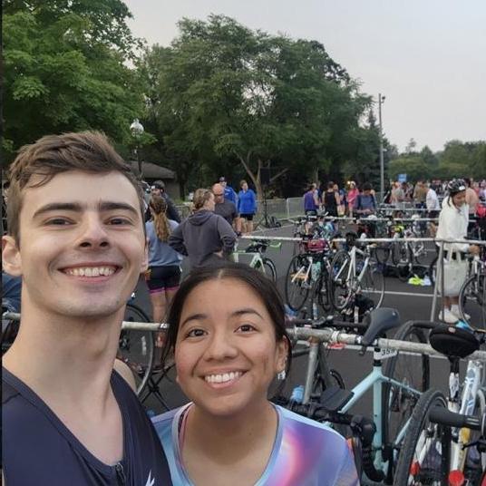Paula's first-ever triathlon