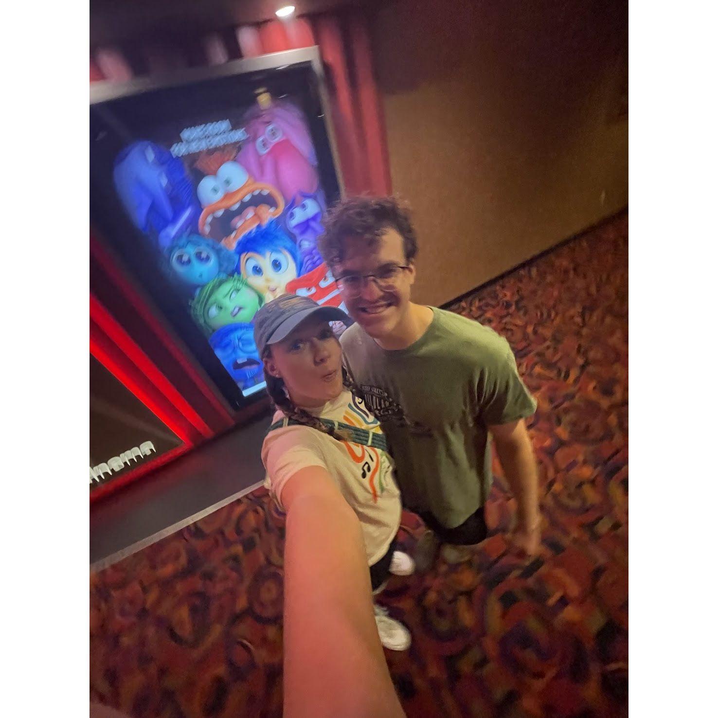 Inside Out 2 on Austin's 23rd birthday!