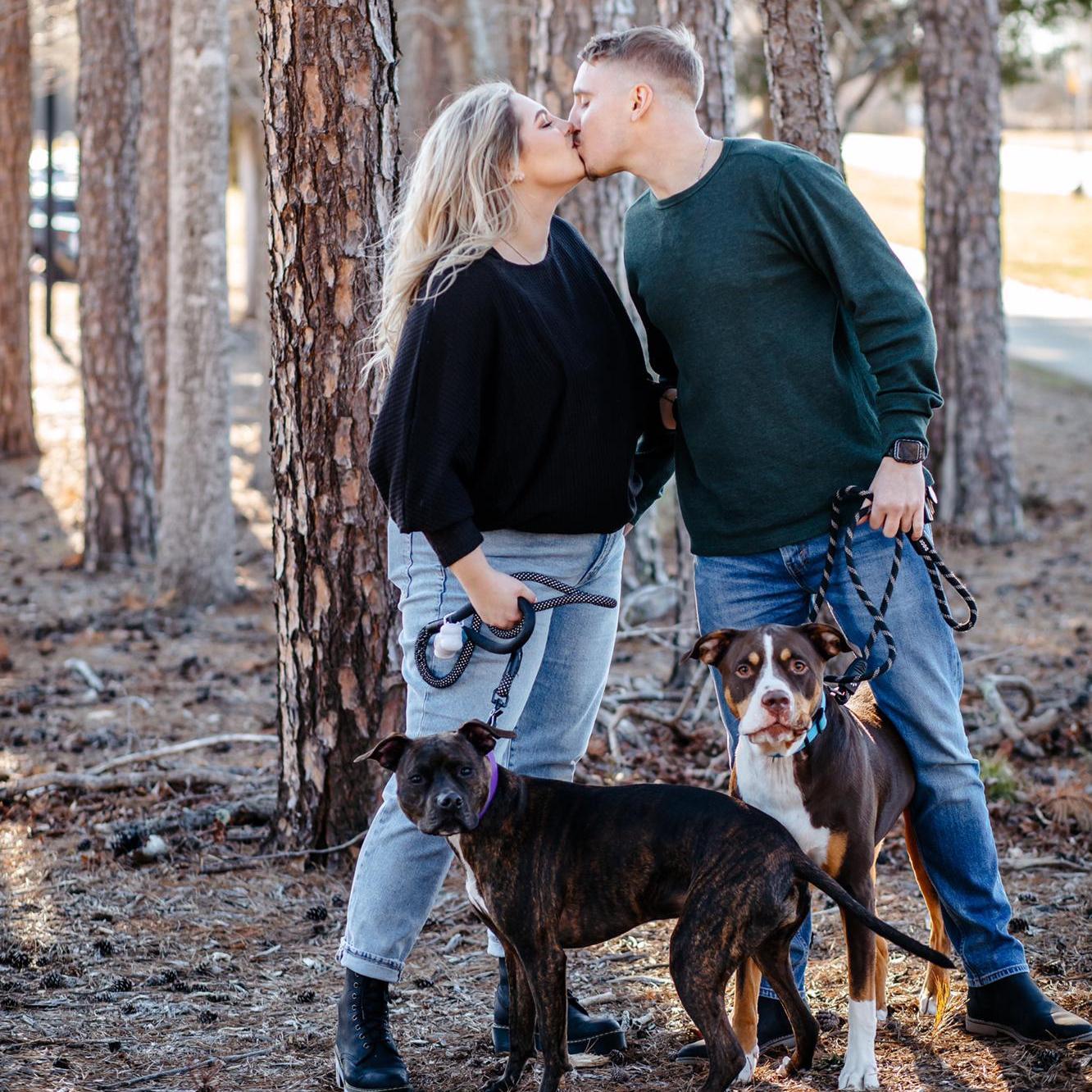 Our Engagement Session - Bailey Road Park, Cornelius NC - February 2022