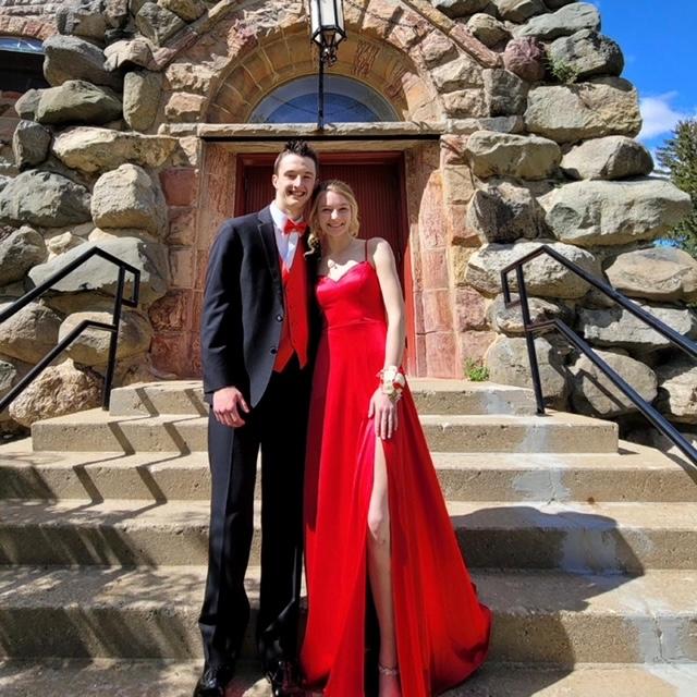 Danae's senior prom.