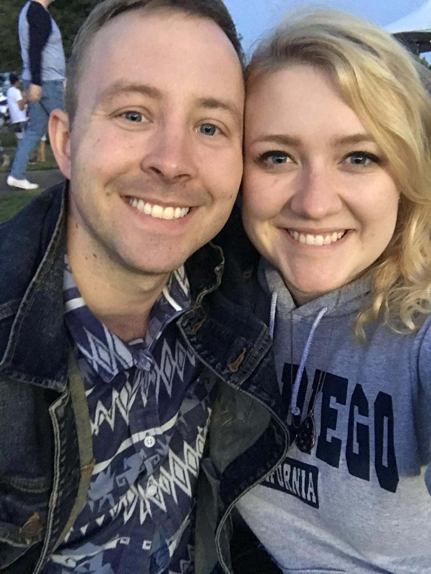 July 2019 - watching Independence Day fireworks in Flagstaff, AZ to escape the Phoenix heat!