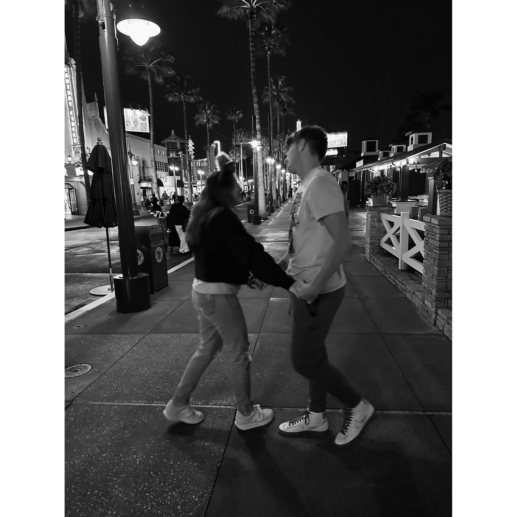 When he asked me to become his girlfriend.