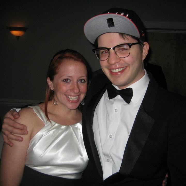 Actually dressed up for the Wifflepalooza Gala.