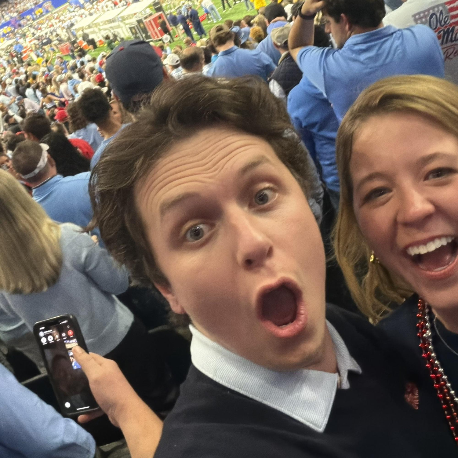 2nd round of playoffs! OLE MISS BEATS GEORGIA AGAIN 39-34!!