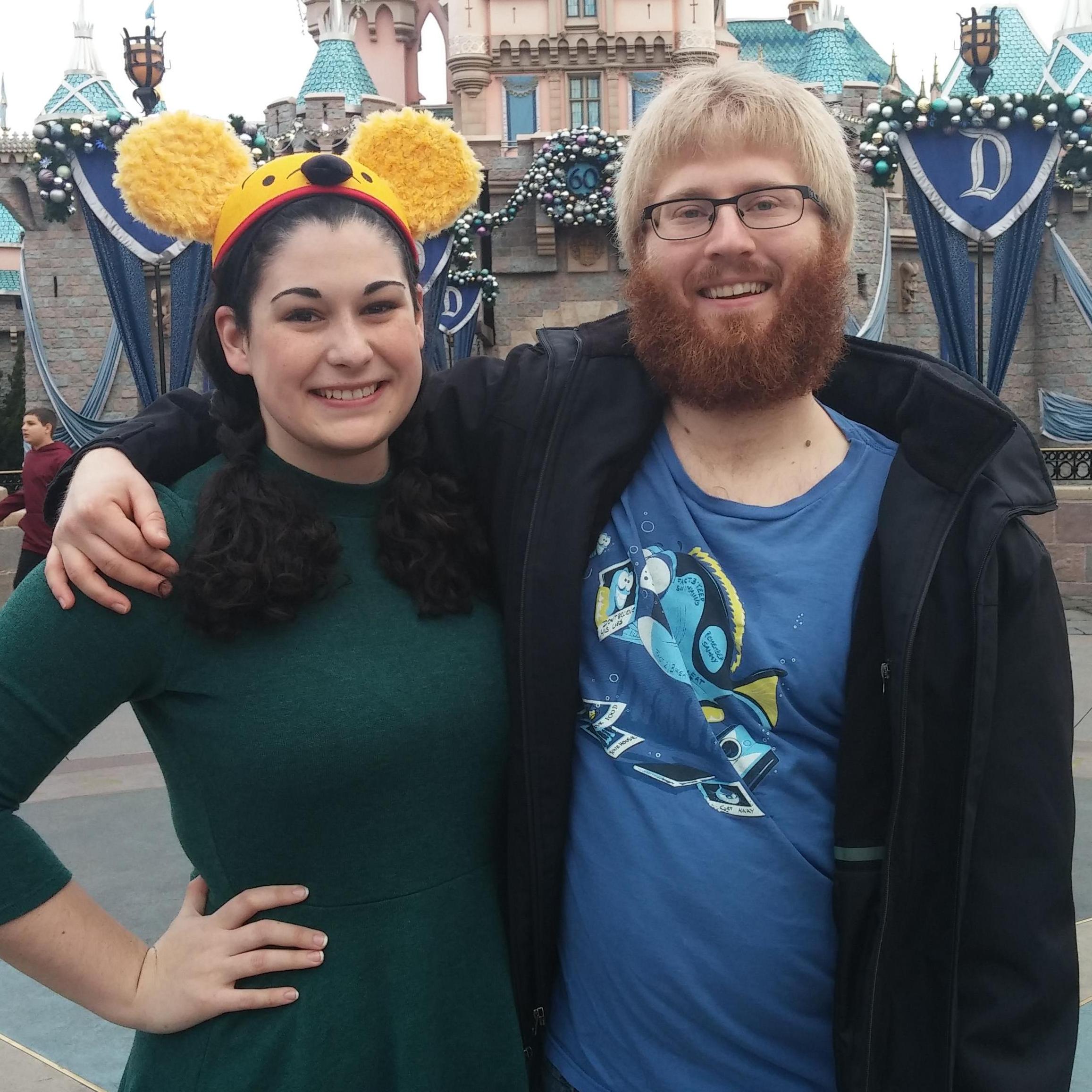 Disneyland celebrating Jenny's college graduation (January 2016)