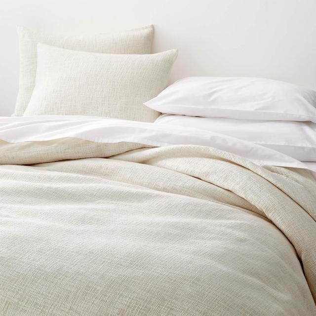 Lindstrom Cotton Ivory King Duvet Cover