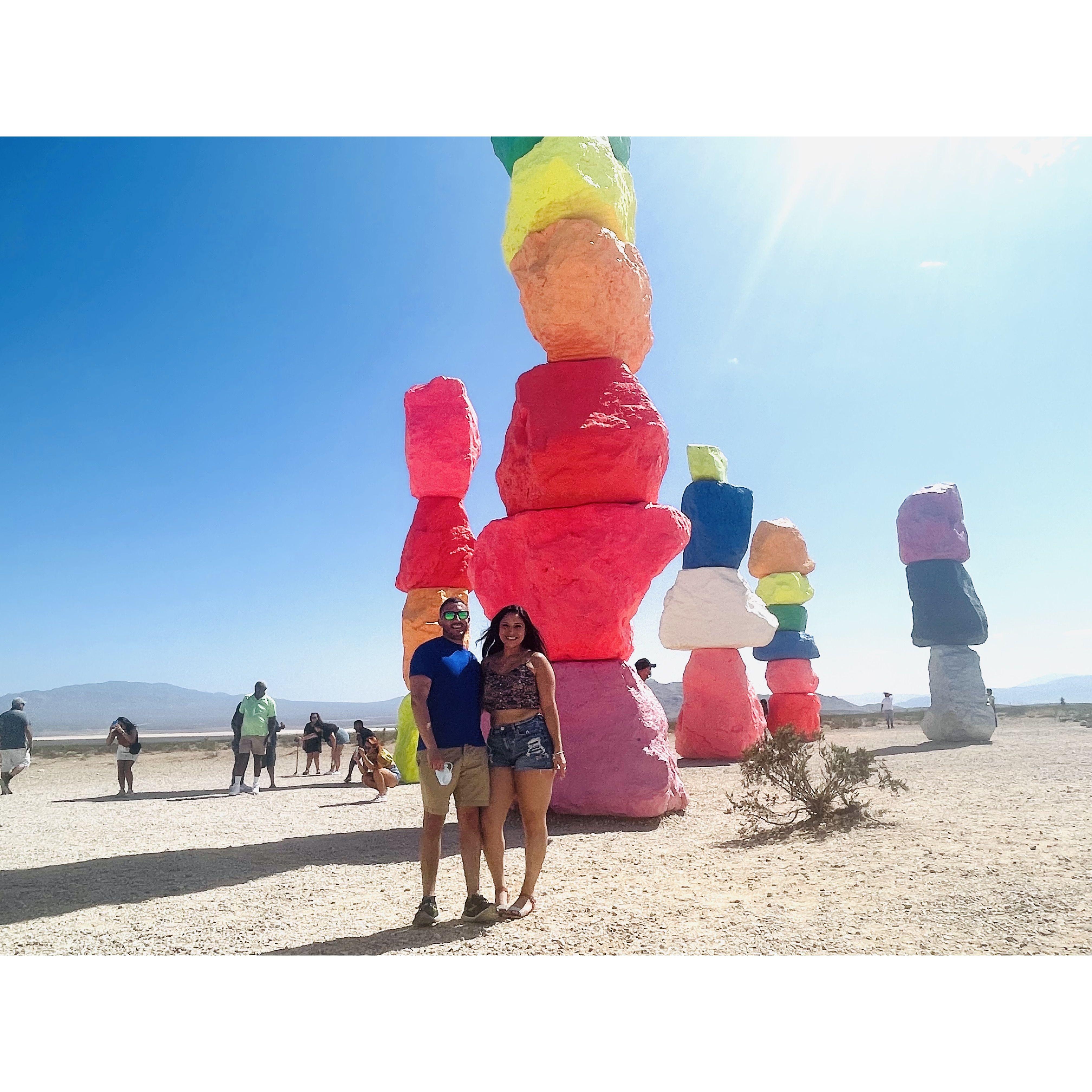 7 magic mountains. Siete montañas mágicas