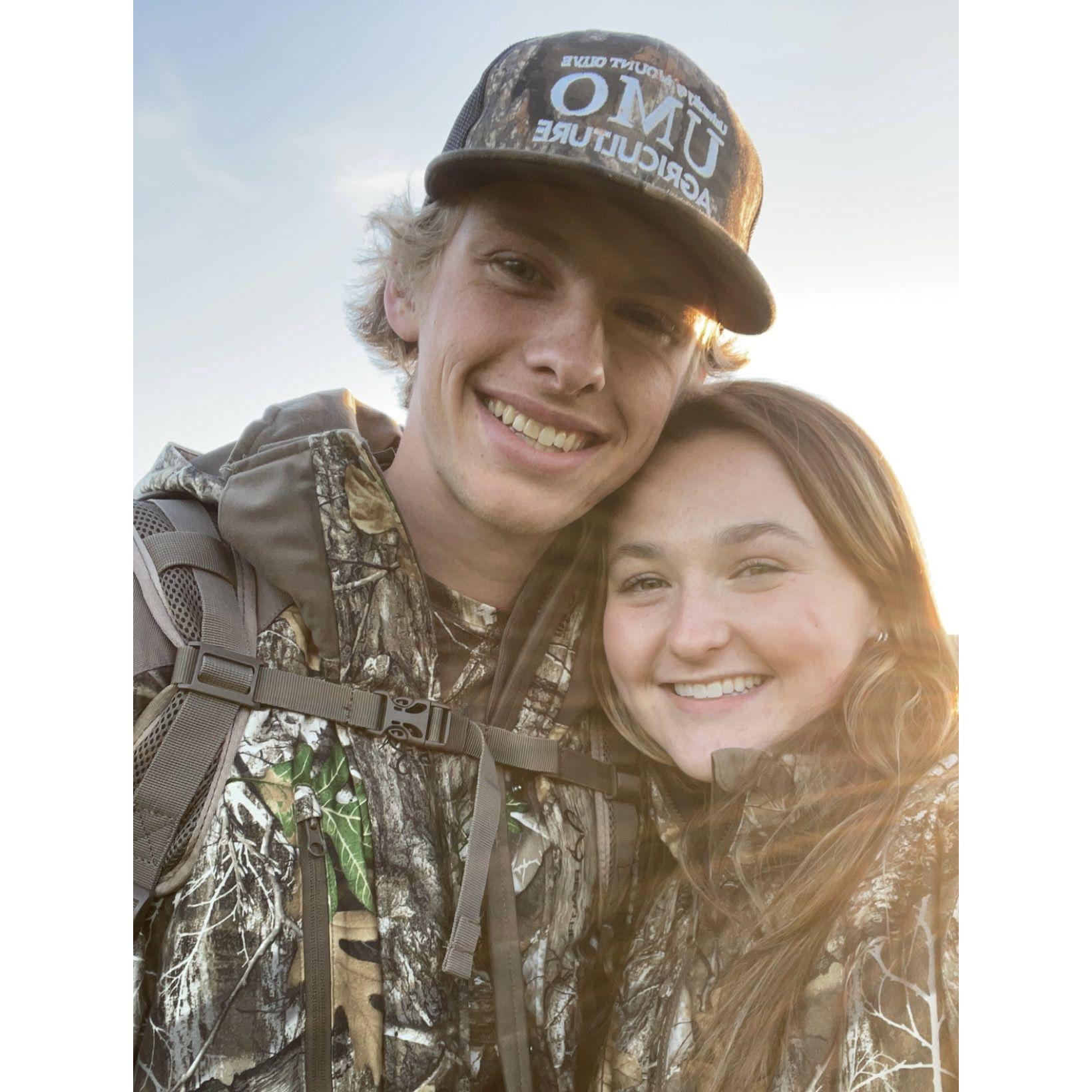 It was a miracle that Joseph got Alyssa to hunt this day (or for her to get up so early)