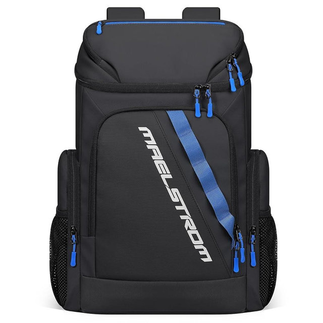 Maelstrom Backpack Cooler,36 Can Cooler Backpack,Soft Cooler Bag Insulated Leakproof,Lightweight Ice Chest Backpack,Travel Cooler Lunch Backpack for Camping,Hiking,Beach,Black