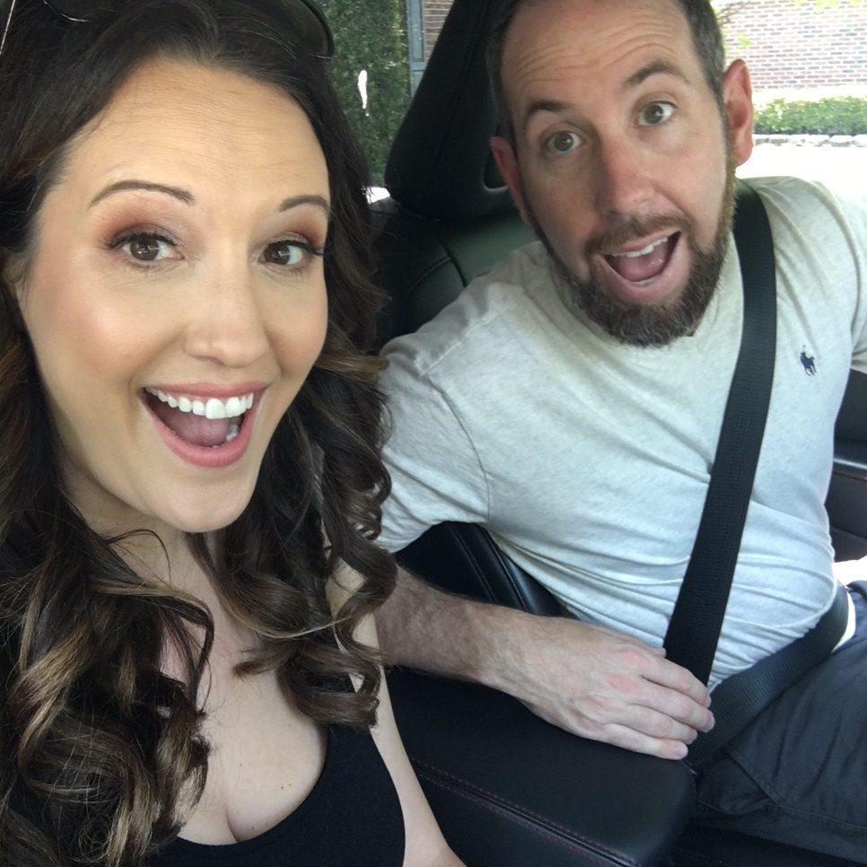On the way to our engagement session!