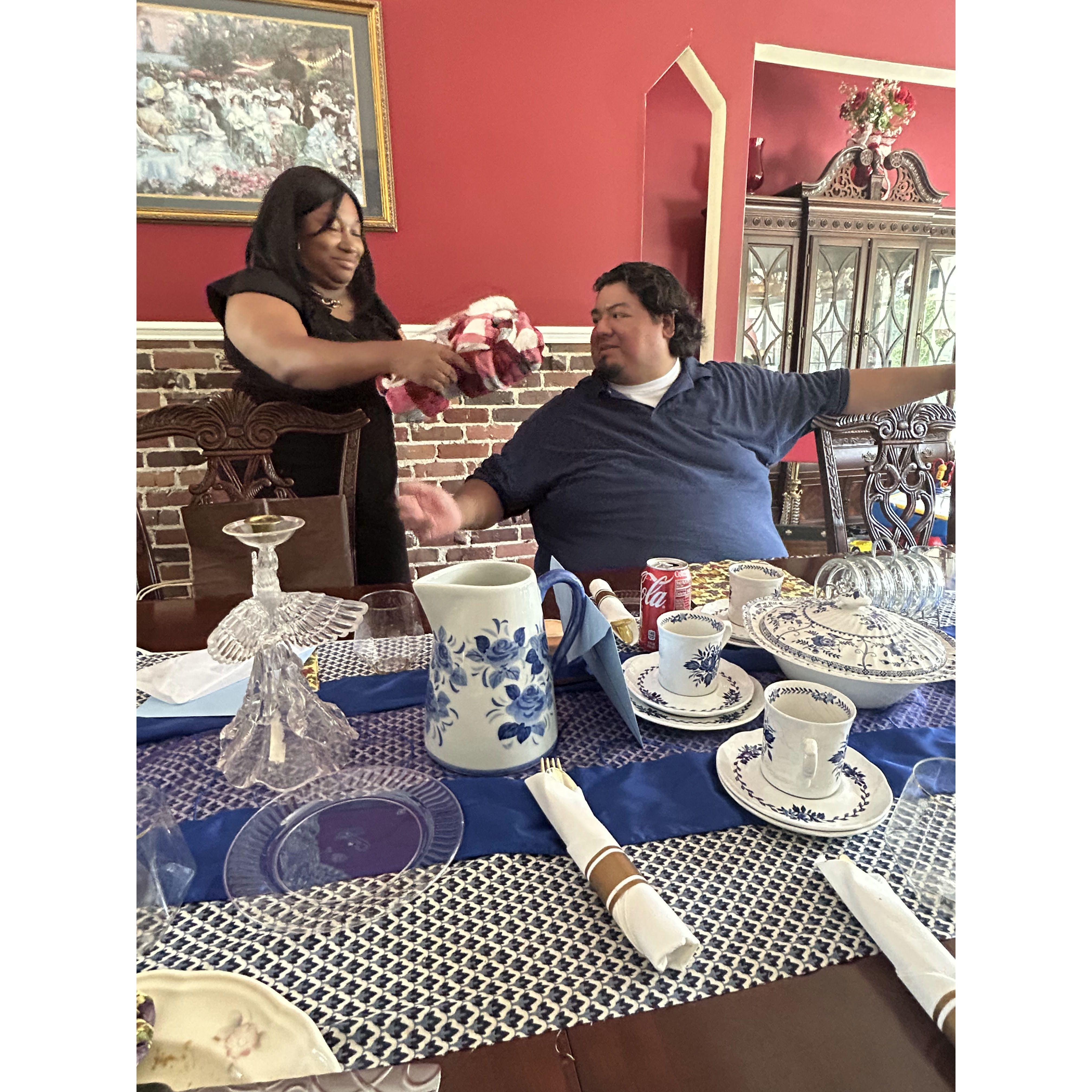 I wanted to celebrate Miguel for loving me