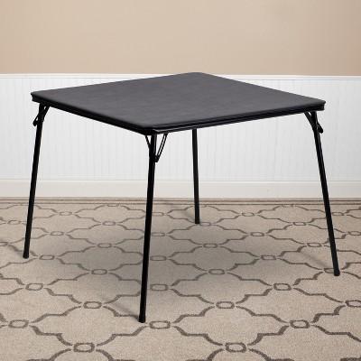 Flash Furniture Black Folding Card Table