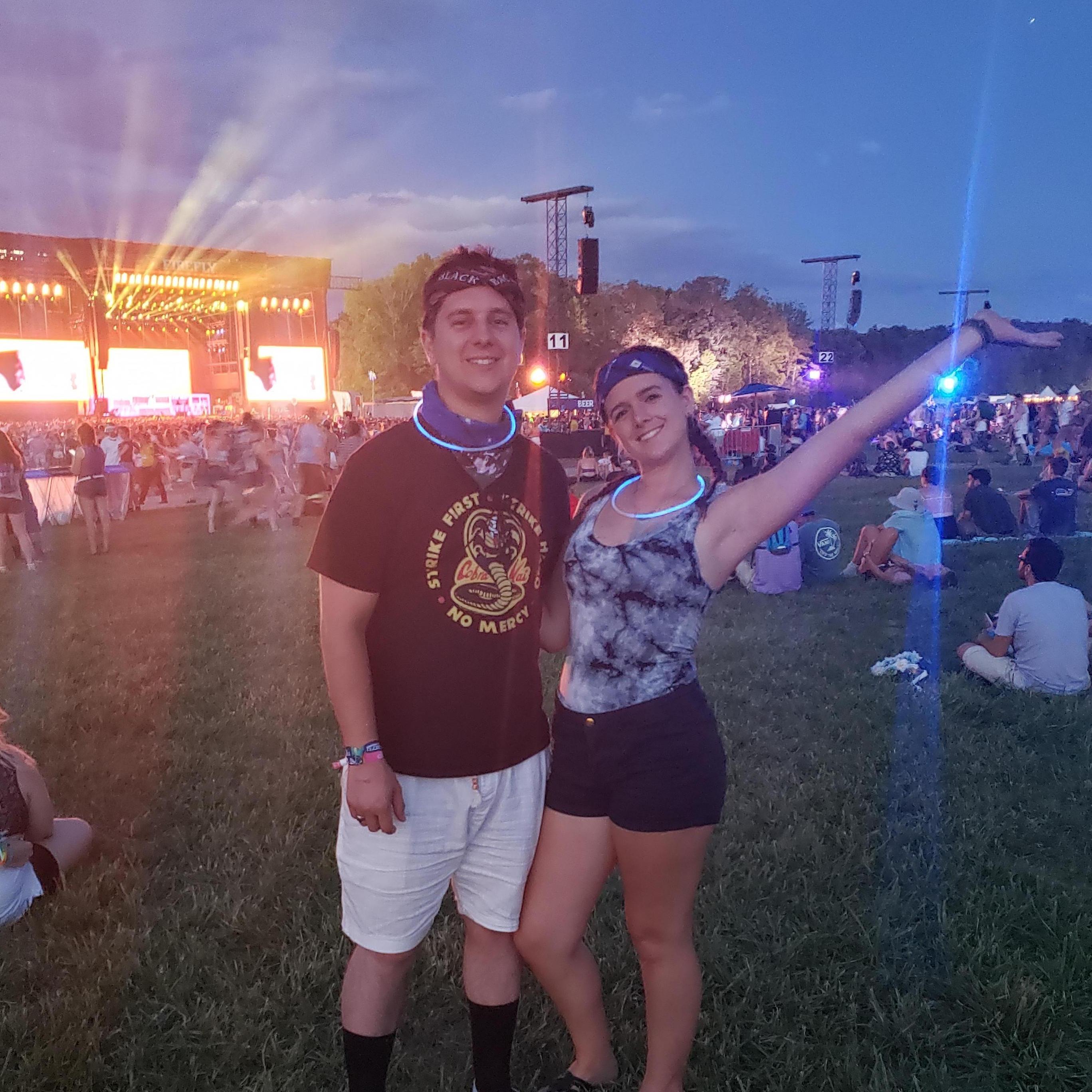 Enjoying great music at Firefly Music Festival 2019.