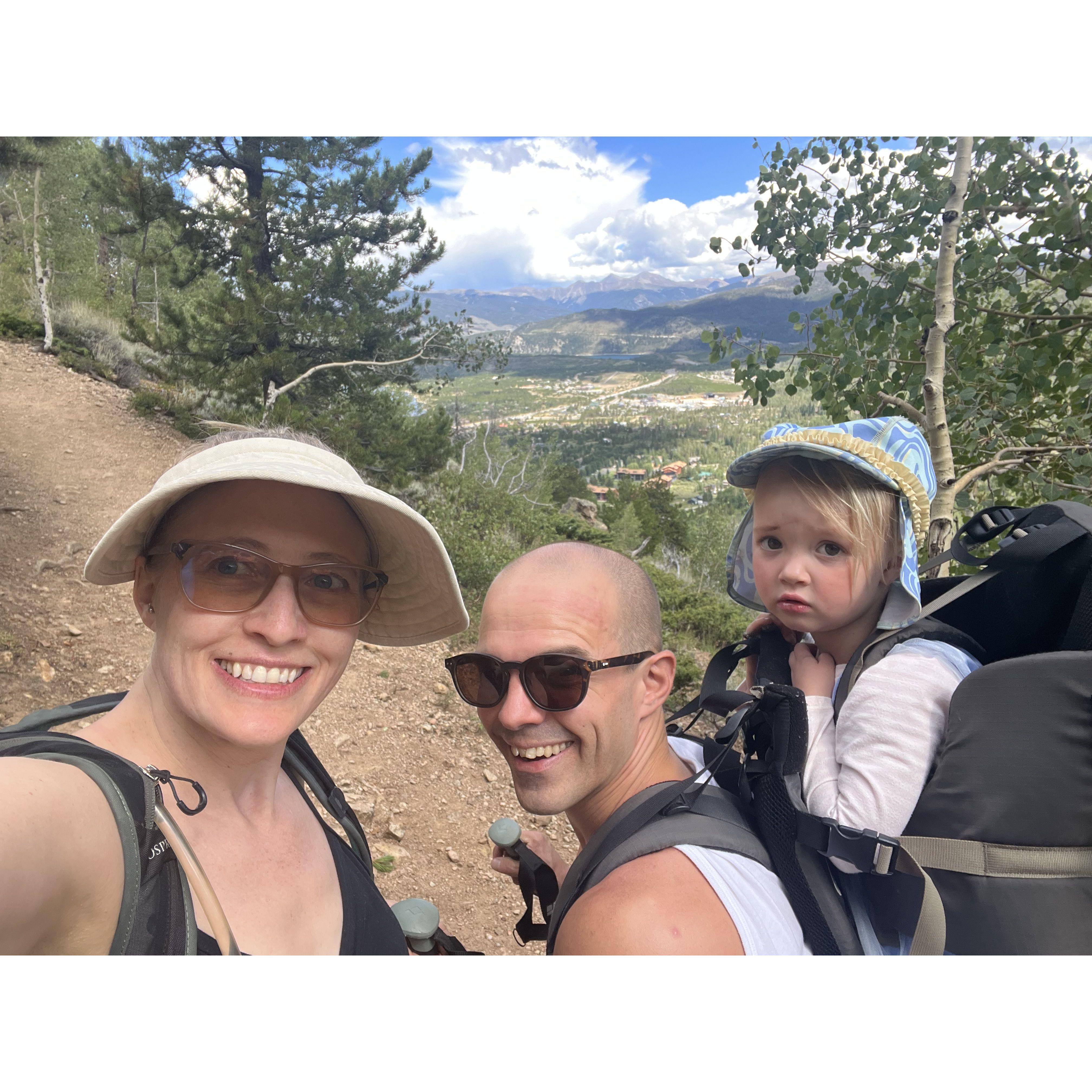 Hiking Mt. Royal, Frisco, CO- great steep, short hike!