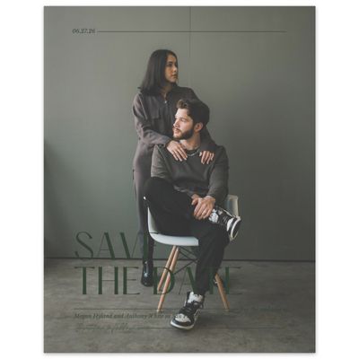 Deep Forest, Green Wedding Digital Save the Date - Vitoria Photo