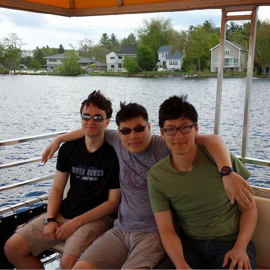 Cruising on a boat