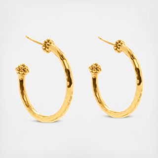 Berry Hoop Earrings