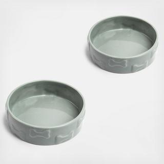 Manor Pet Bowl, Set of 2