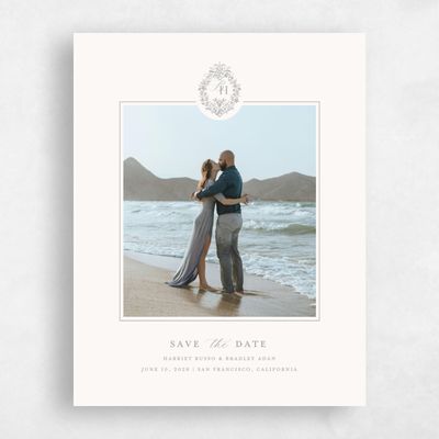 Pewter Gray, Grey Wedding Save the Date - Lockwood Photo