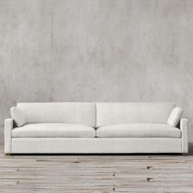 Belgian Track Arm Two-Seat-Cushion Sofa