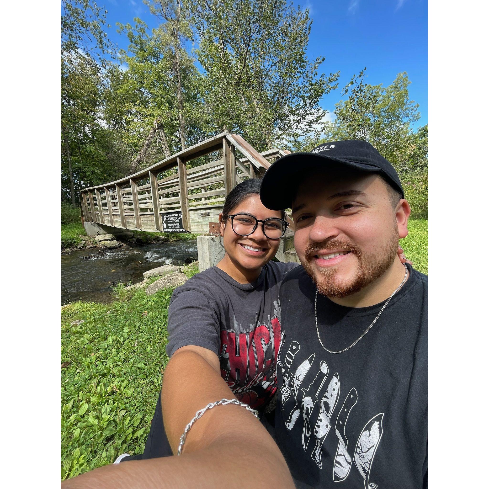 Love being outdoors and hiking!