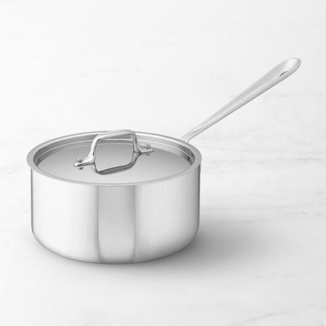 All-Clad D3 Tri-Ply Stainless-Steel Saucepan, 3-Qt.