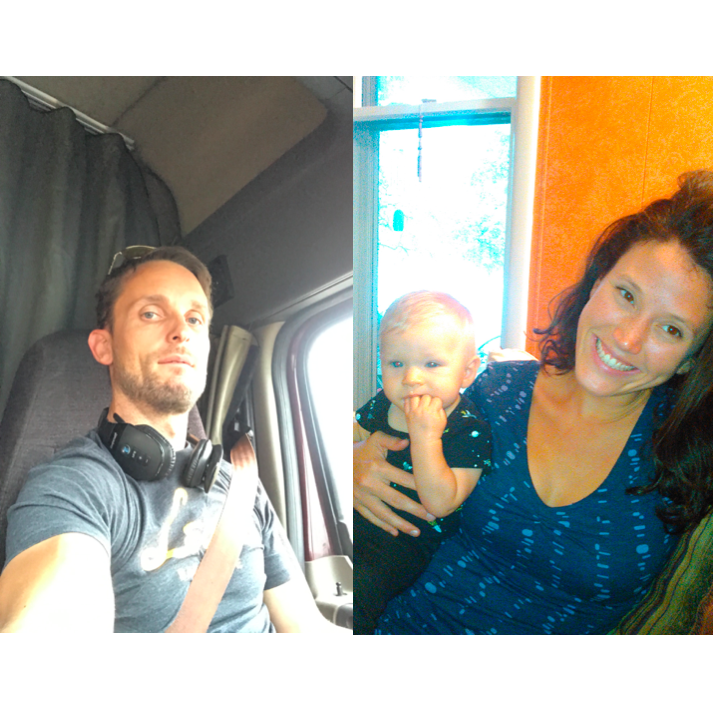 The very first pics we shared with each other.