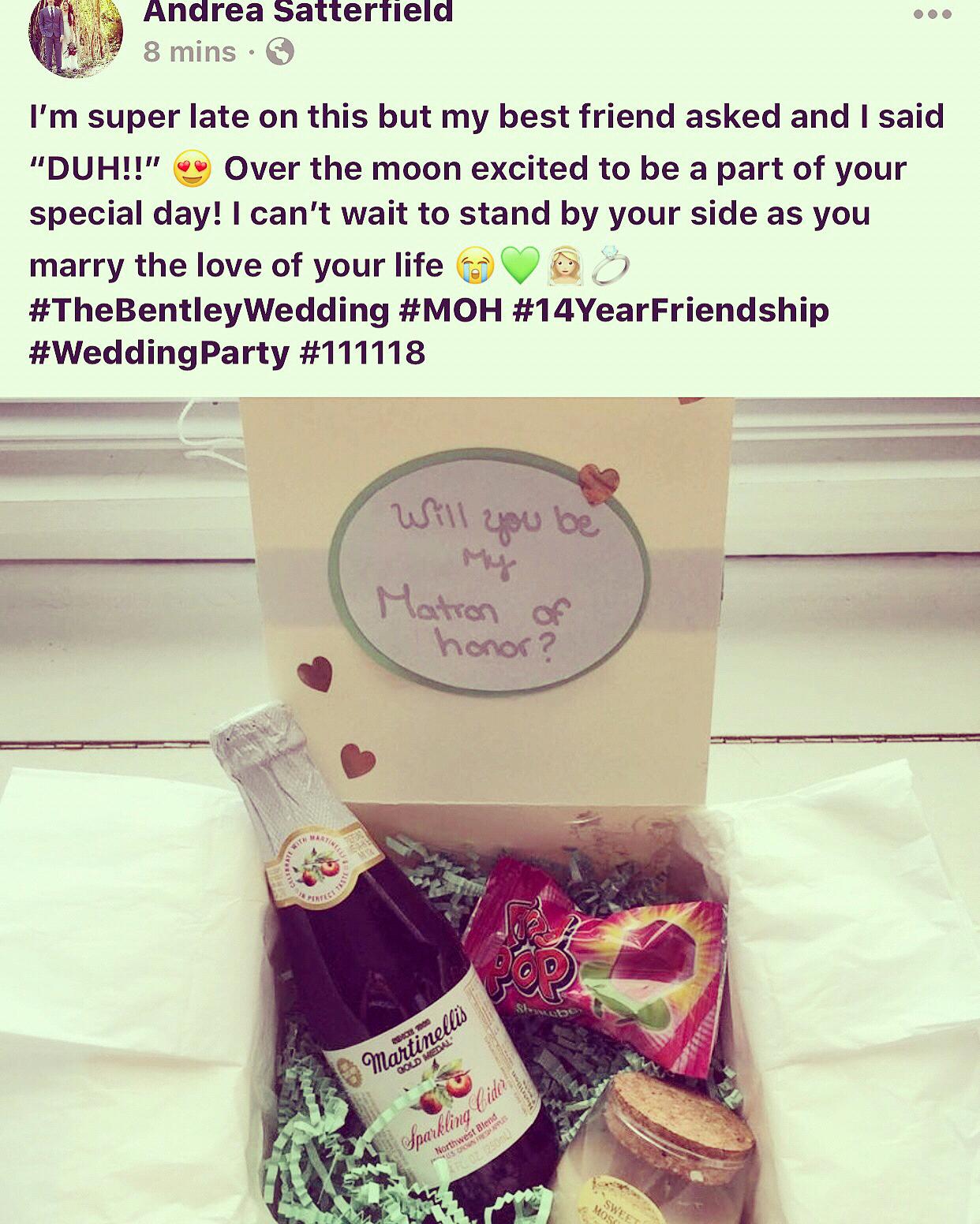 The bridesmaids boxes