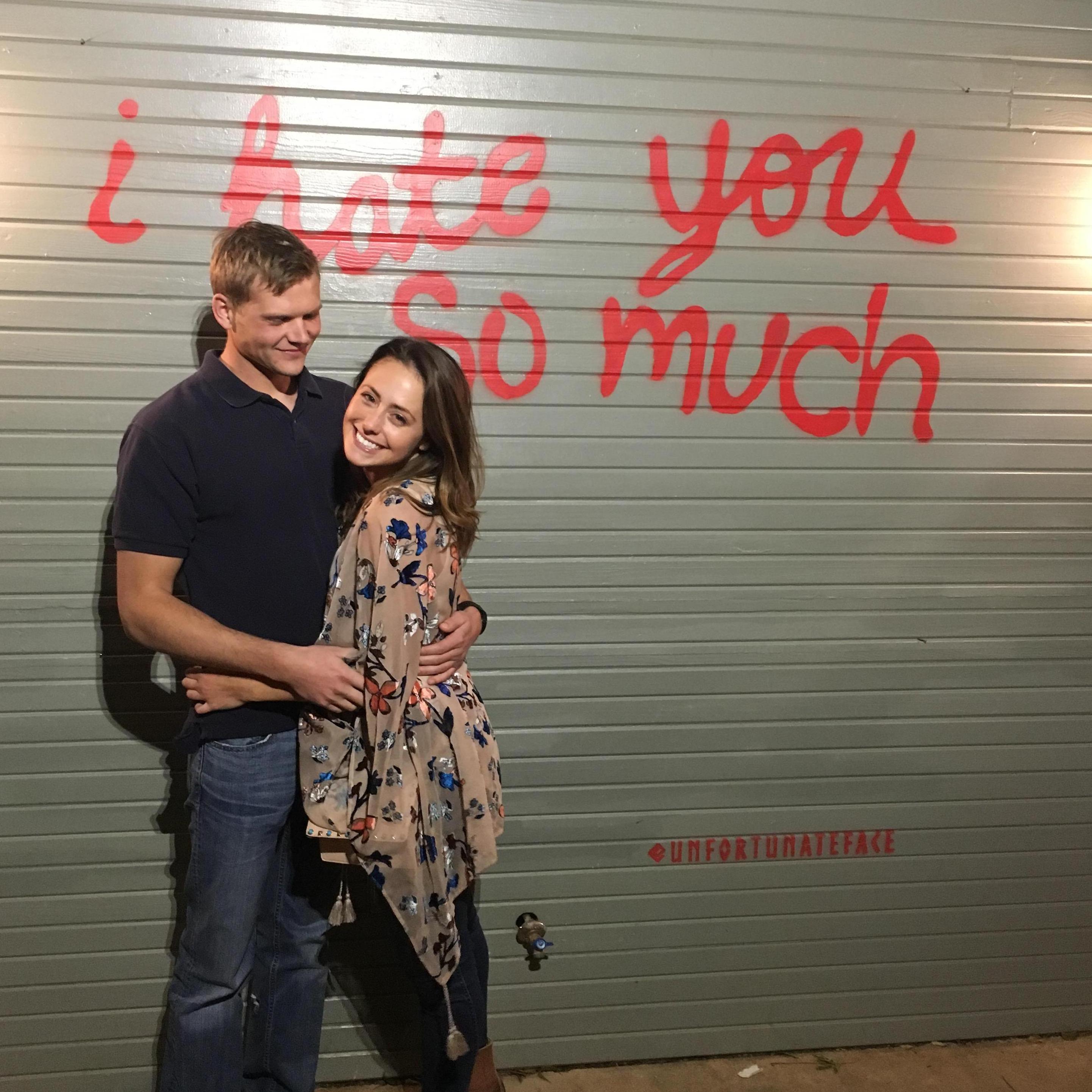 They spelled love wrong.