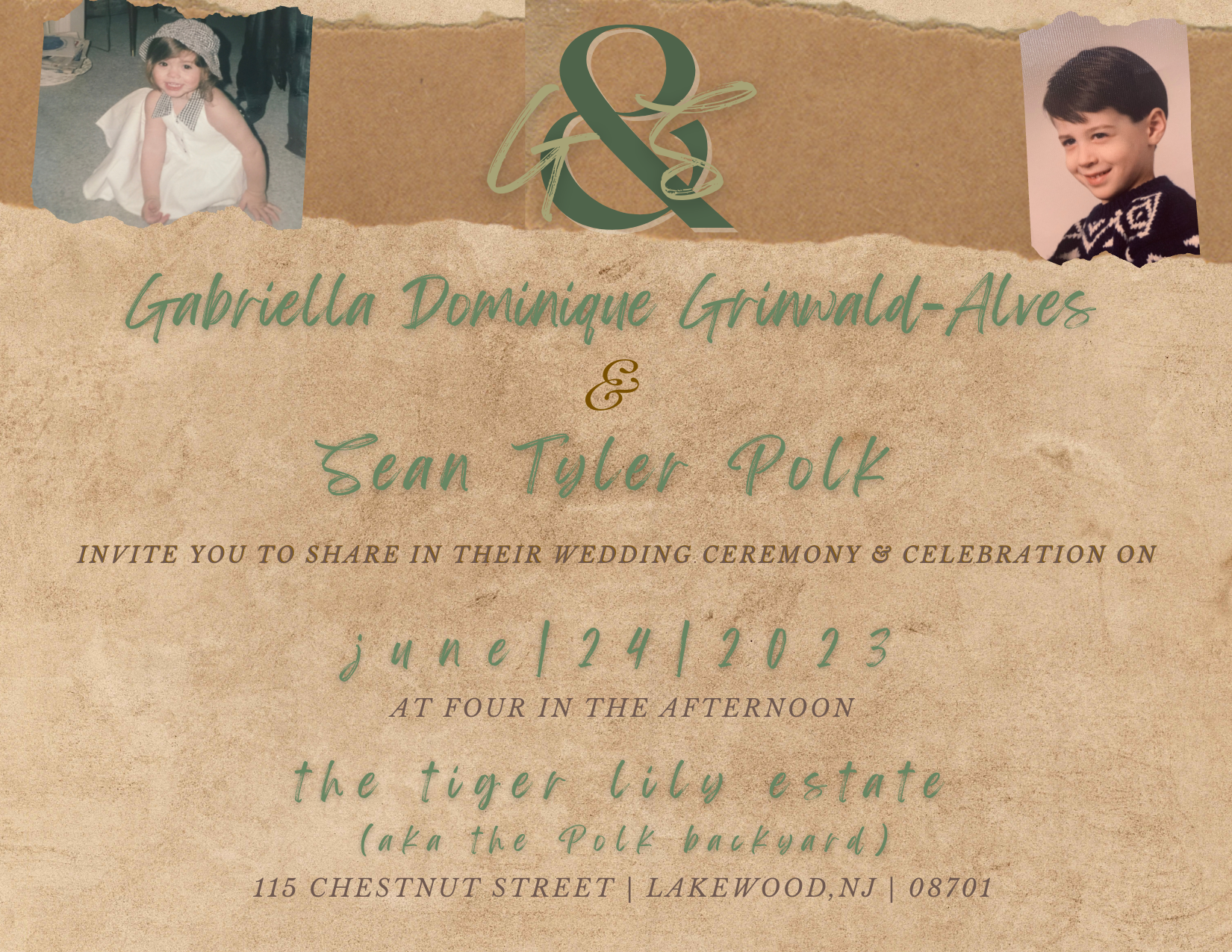 The Wedding Website of Gabriella Grinwald-Alves and Sean Polk