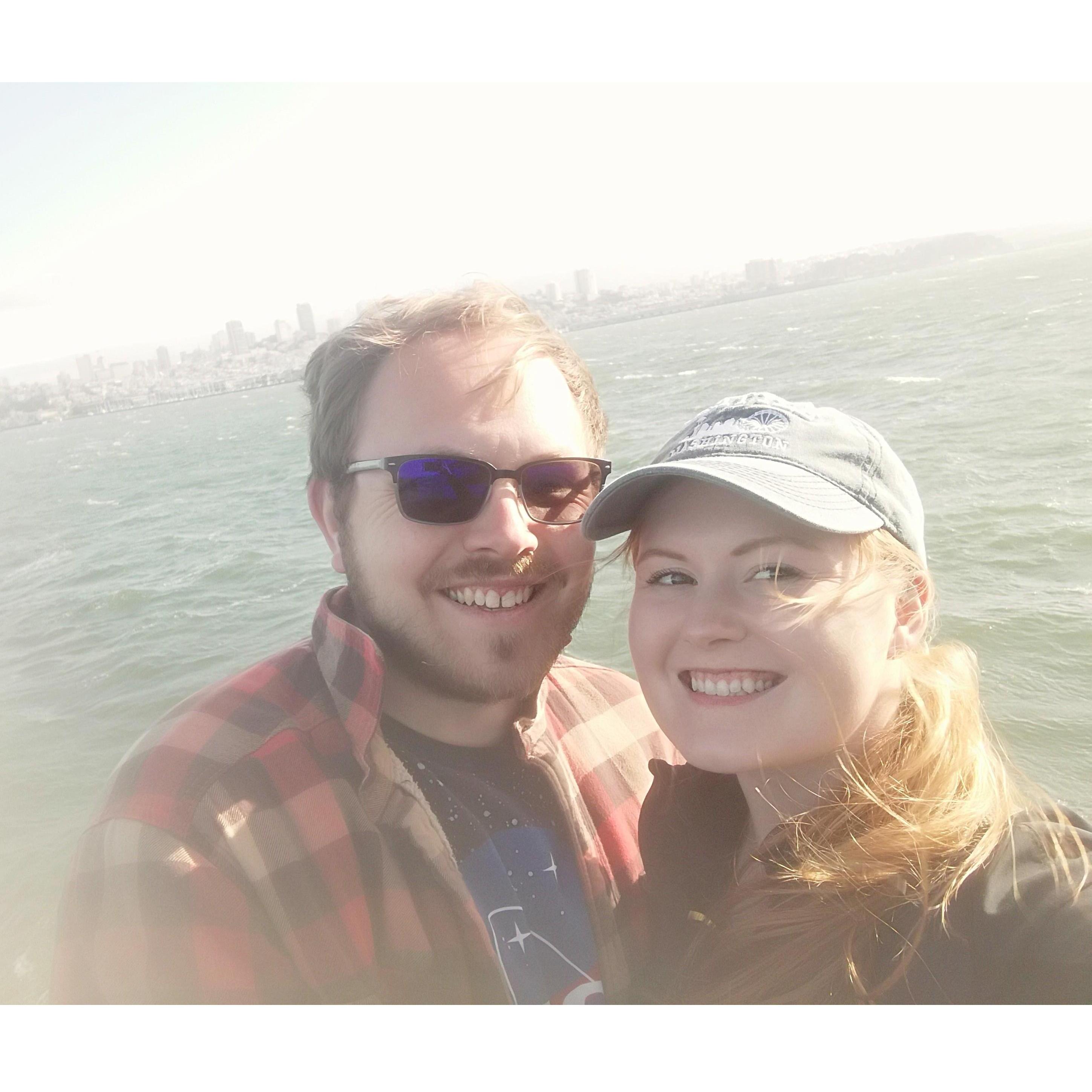 On a birthday trip in San Francisco.