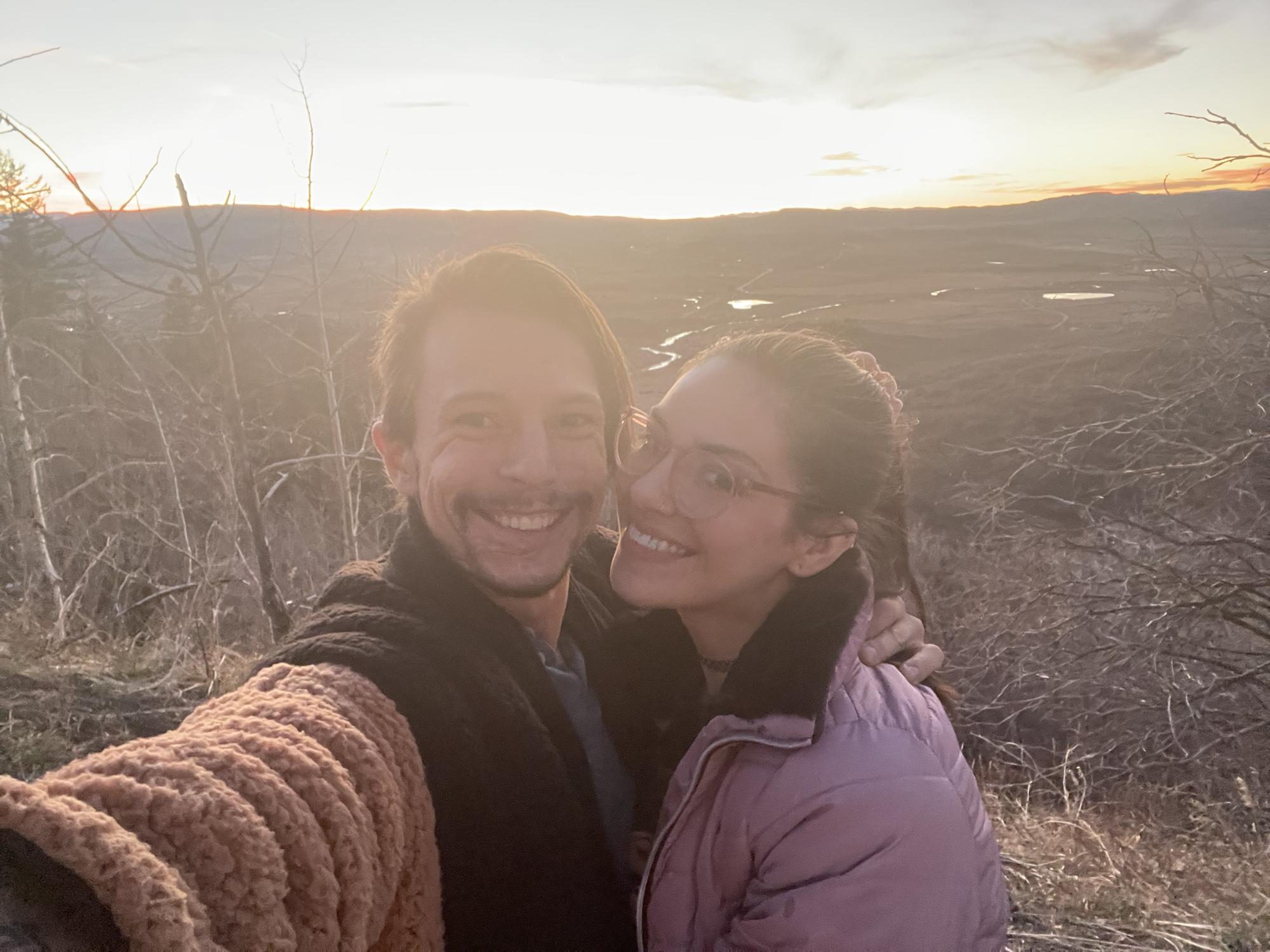 We were leaving Colorado to visit Ohio when we passed this beautiful view during as the sun was setting, we had to pull over and take a picture!