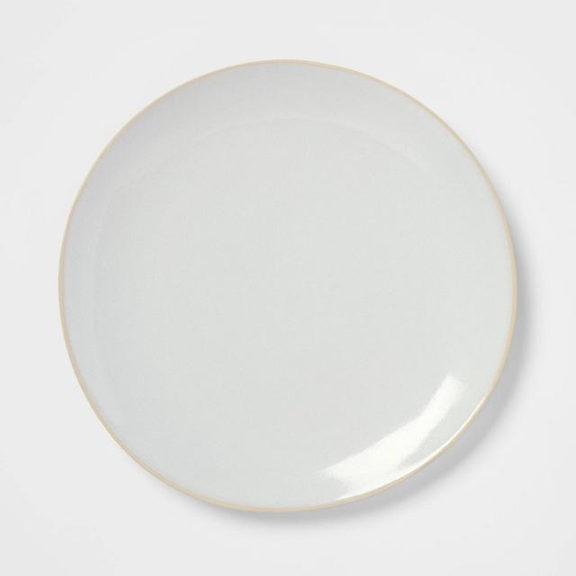 10" Stoneware Wethersfield Dinner Plate White - Threshold™