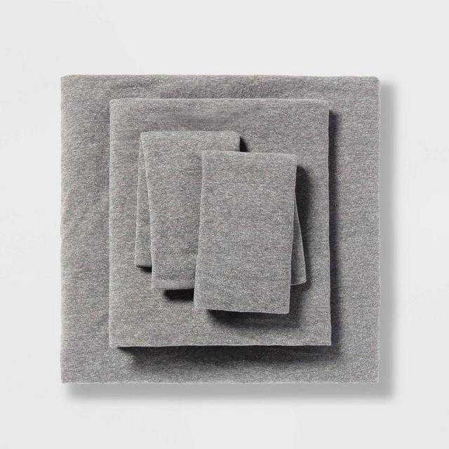 Solid Jersey Sheet Set -Tan