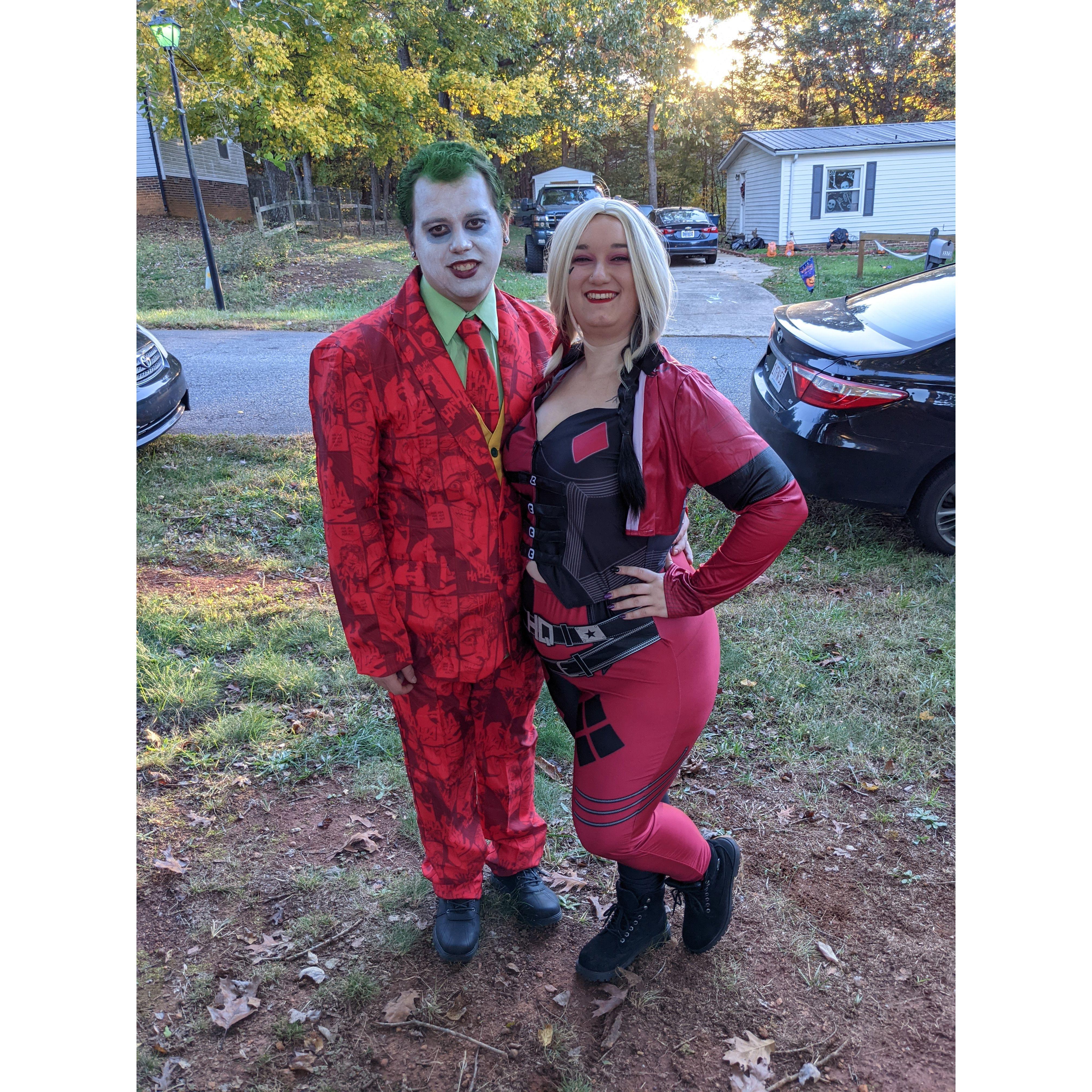 Halloween 2021 - Joker and Harley Quinn