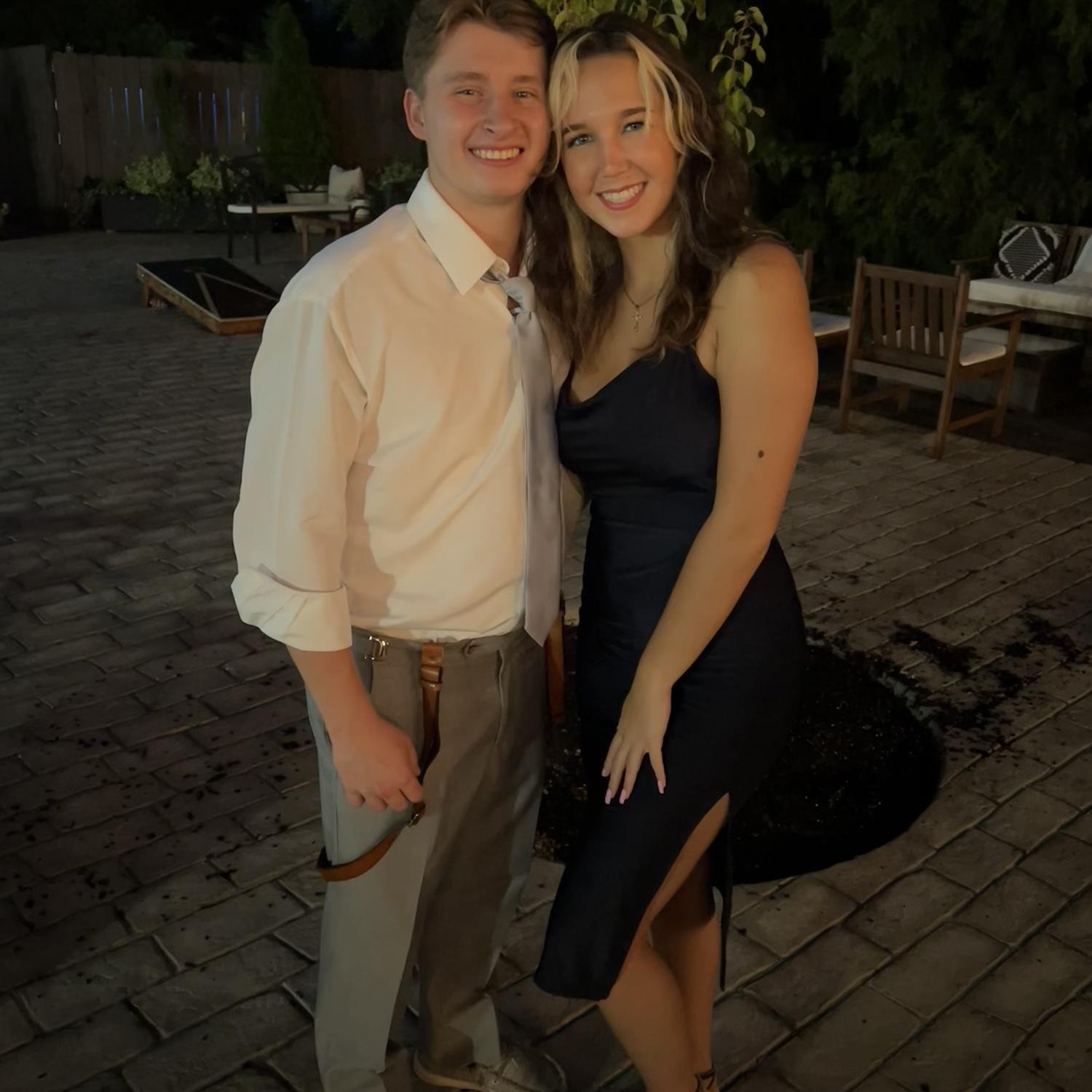 Celebrating AJ and Allison's wedding!